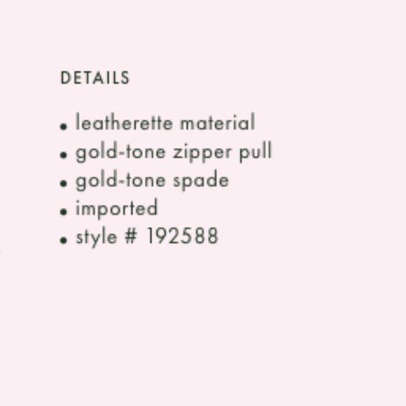 kate spade geo spade pink pencil case set nwt - Picture 6 of 6